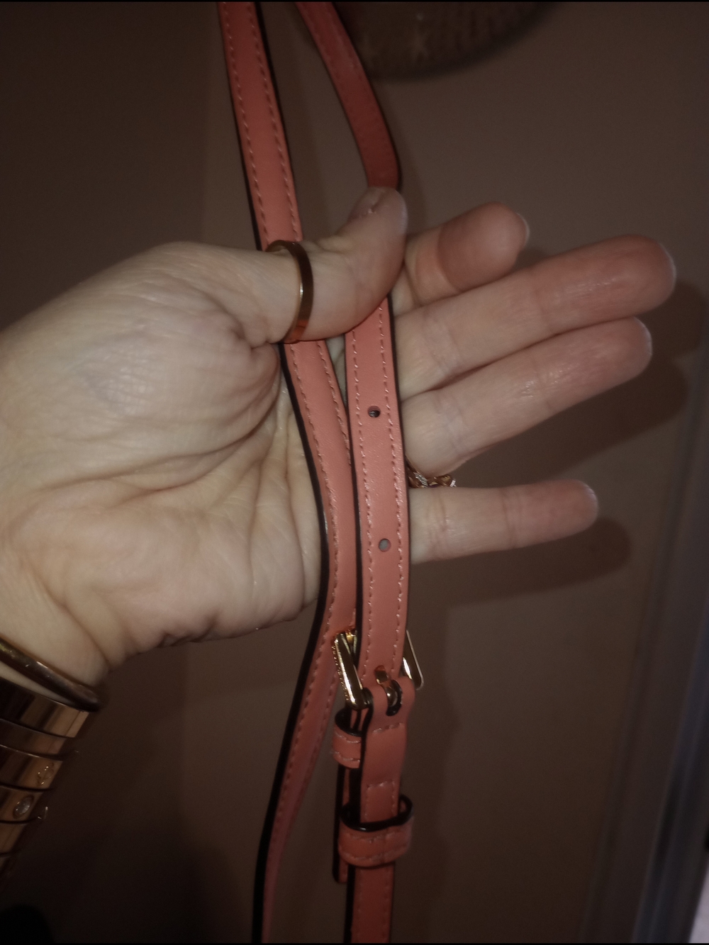 Michael Kors Pebbled Sherbert XS Carryall Tote with Gold Hardware - Picture 7 of 13